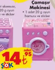 BARBİE ÇAMAŞIR MAKİNESİ OYUNCAK
